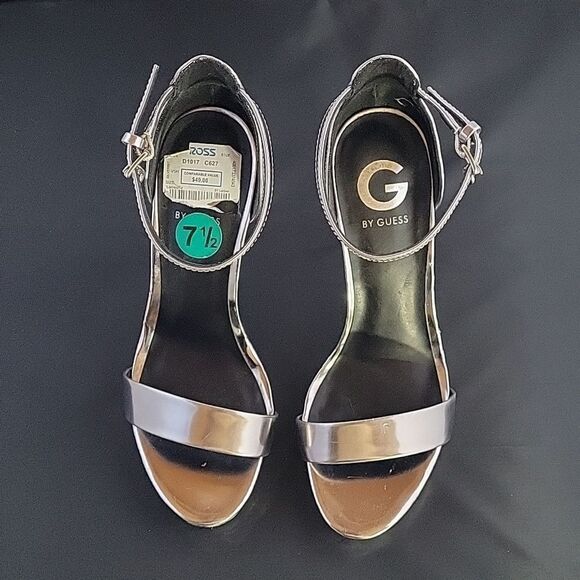 G BY GUESS HIGH HEEL STILETTOS ADJUSTABLE BUCKLE ANKLE STRAP SANDAL - Picture 3 of 14